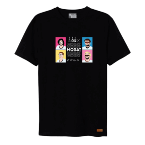 Camiseta Morat Pop Art Negra